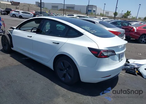 2022 Tesla Model 3 Rear-Wheel Drive из США, поврежденный, VIN 5YJ3E1EA5NF322664